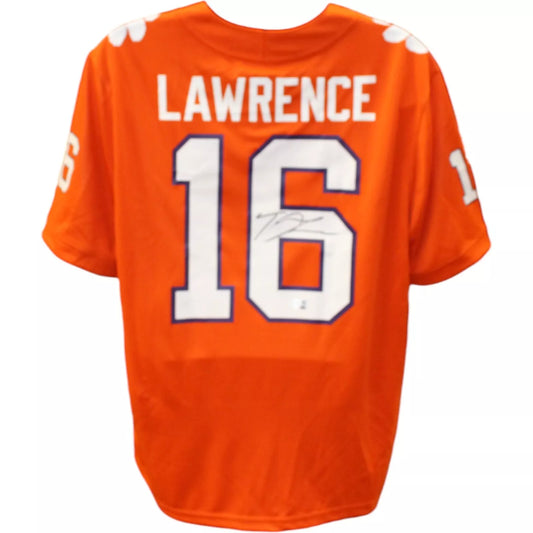 Trevor Lawrence Autographed Clemson Tigers Nike Orange Jersey FAN