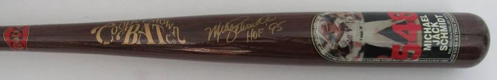 Mike Schmidt Phillies Signed Special Edition 548 HR Cooperstown Bat JSA