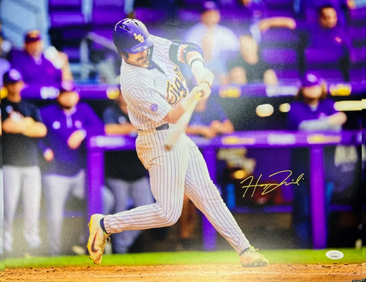 LSU Tigers Hayden Travinski Signed 16x20 with JSA COA