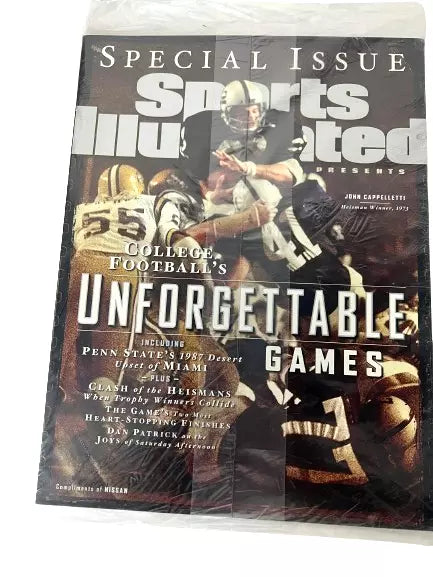 Sports Illustrated Special Issue: College Football's Unforgettable Games NIP John Cappelletti Cover