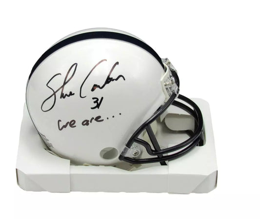 Shane Conlan Autographed White Mini Speed Football Helmet Penn State JSA COA