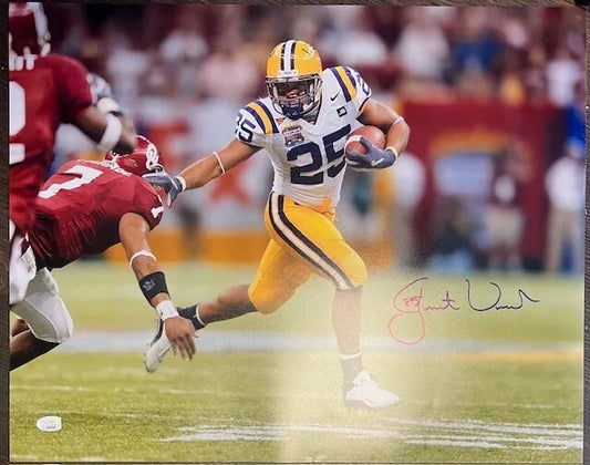 LSU Tigers Justin Vincent Signed 16x20 with JSA COA