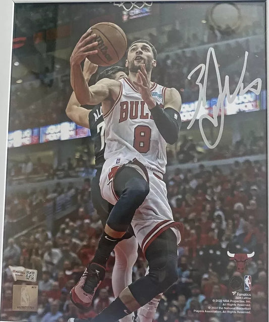 Zach Lavine signed 8x10 photo and Frank Thomas signed 16x20 photo