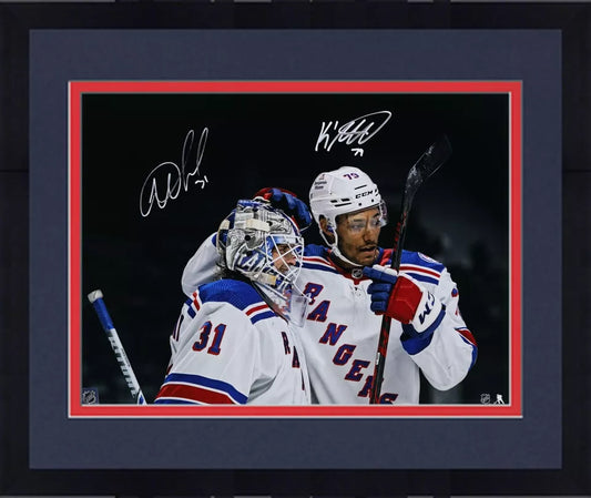 FRMD Igor Shesterkin and K'Andre Miller New York Rangers Signed 16x20 Dual Photo