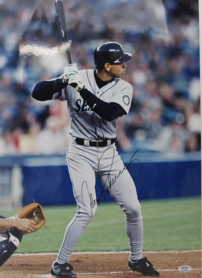 Alex Rodriguez Signed/Auto 16x20 Matted Photo Seattle Mariners PSA/DNA