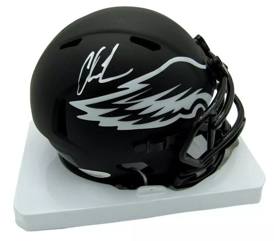 Chris Long Signed/Autographed Eagles Eclipse Mini Helmet JSA